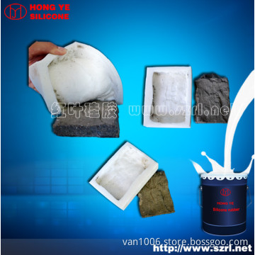 Silicone rubber for concrete molds